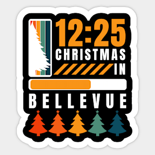 bellevue christmas Sticker